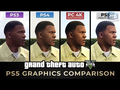 GTA 5 PS5 Comparison – PS5 / PC / PS4 / PS3
