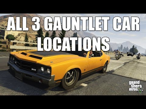 GTA V – All 3 Gauntlet Car Locations – Grand Theft Auto 5 Muscle Car Guide