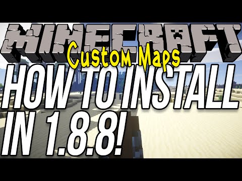 How To Download & Install Custom Maps In Minecraft 1.8.8