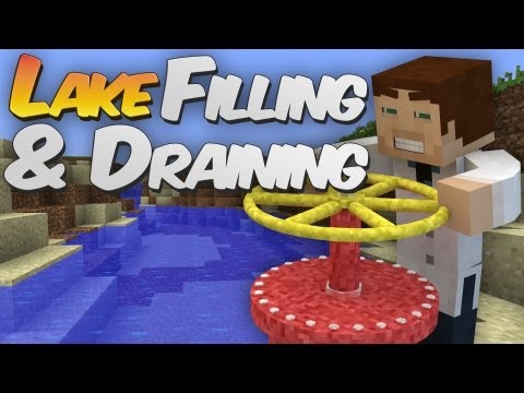 How To Instantly Fill & Drain Lakes In Minecraft