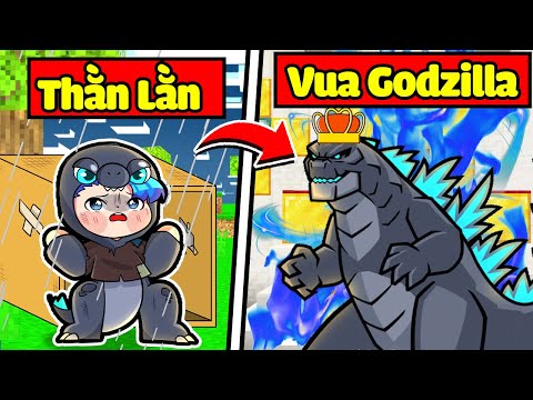 HUY NOOB EM BÉ CHUYỂN SINH THÀNH HOÀNG TỬ GODZILLA TRONG MINECRAFT*HUY TỬ THẰN LẰN THÀNH GODZILLA