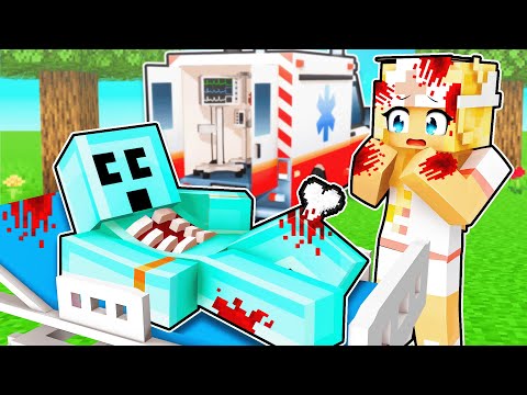 I Survived 100 Days as a Nurse in Minecraft
