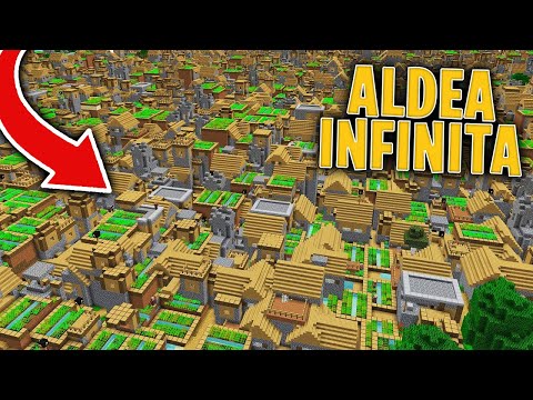 JUGAMOS en LA ALDEA INFINITA DE MINECRAFT 😱 ¿SOBREVIVIREMOS?