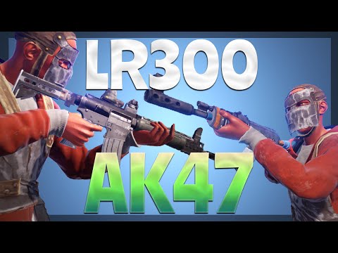 LR300 vs. AK47 (RUST)