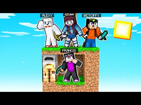 Minecraft: 3 CAZADORES MUÑAÑOS vs CORREDOR en 1 CHUNK 😱🔪 MINECRAFT SPEEDRUN con ALEXY y BETOFFY