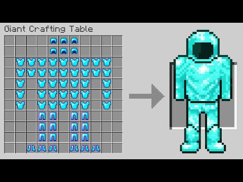 Minecraft, But Crafting Is BIGGER..