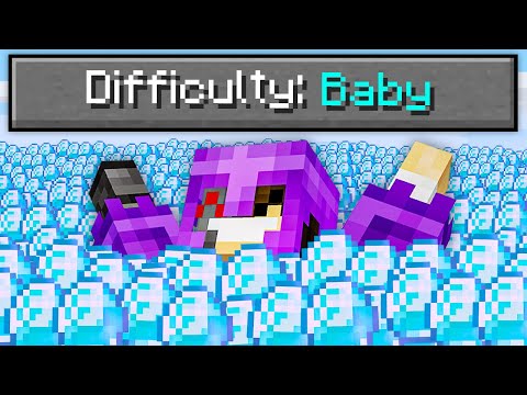 Minecraft, But On Baby Difficulty…