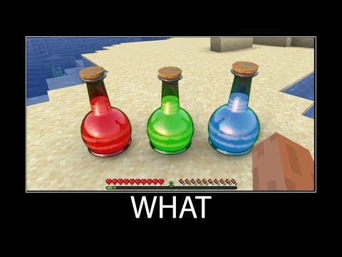 Minecraft wait what meme part 105 realistic minecraft Potion