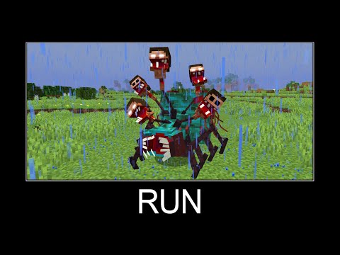 Minecraft wait what meme part 216 (five head herobrine)
