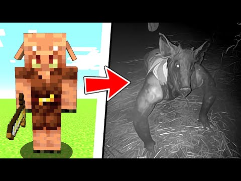 Mobs de Minecraft CAPTADOS EN LA VIDA REAL 😱
