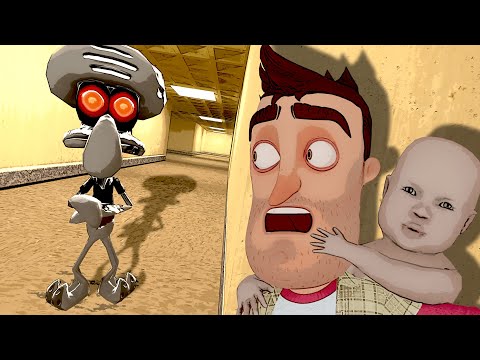 MY BABY GOT LOST IN THE BACKROOMS IN GARRY'S MOD?!