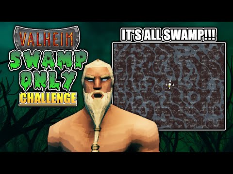 MY WHOLE MAP IS SWAMP!!! Can I Beat Bonemass??? – Valheim Swamp Only Challenge