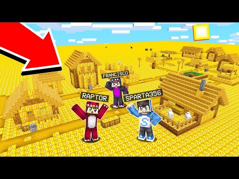¡Paso Minecraft pero EL MUNDO es de LUCKY BLOCKS! 😂😱Mikecrack, Raptor y Sparta356 SPEEDRUN