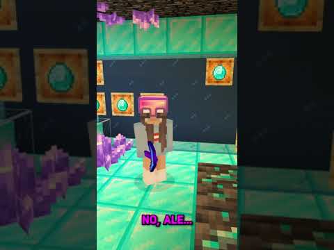Pov: TWOJA DZIEWCZYNA KOPIE BEDROCK W MINECRAFT XD #shorts