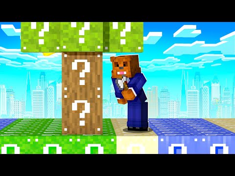 Replacing EVERYTHING With Lucky Blocks in Minecraft