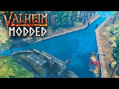 THE HARBOR IS DONE! Modded Valheim EP12