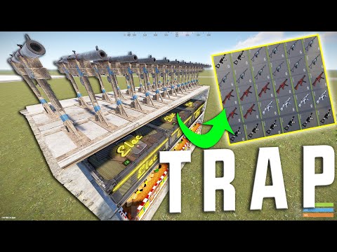 TRAP BASE YAPARAK ZENGİN OLDUM ! Rust Türkçe Solo