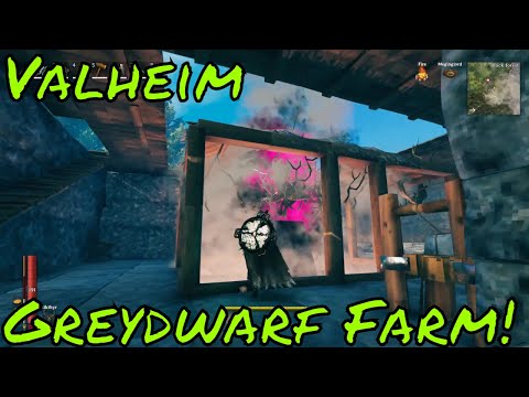 Valheim Greydwarf Spawn Farm!