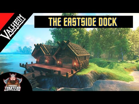 Valheim – How to Build a Village project season 1 Ep 3 The East Side Dock, Seed 4jkXjZYBlk