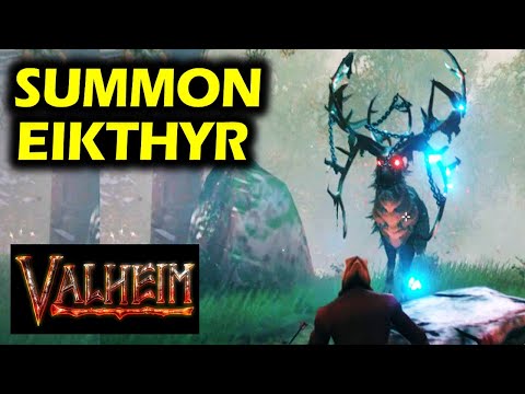 Valheim: How To Summon First Forsaken Boss (Eikthyr) & Boss Fight | Make Correct offering at Altar