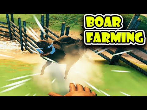Becoming a boar farmer – Valheim VR – EP. 6