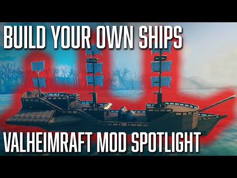 BUILD your own GALLEON with the ValheimRAFT mod for VALHEIM! Mod Spotlight