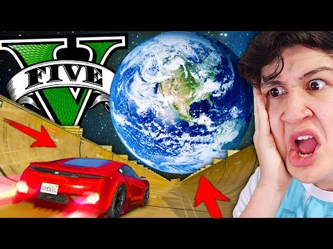 Esto PASA si SALTAS de una MEGA RAMPA en GTA 5! Grand Theft Auto V – GTA V Mods
