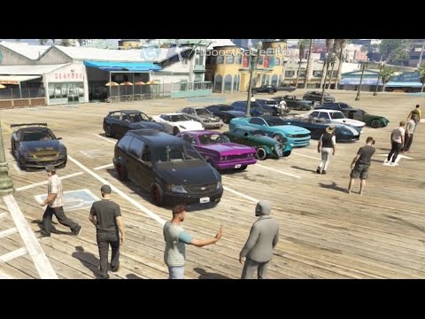 Grand Theft Auto V Online (360) | Street Car Meet Pt.15 | Drag Spot Hunting, Hangout, Cops & More