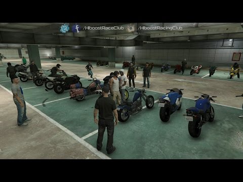 Grand Theft Auto V Online (PS4) | Street Bike Meet | Ruffian, Highway Racing, Airstrip Drags & More