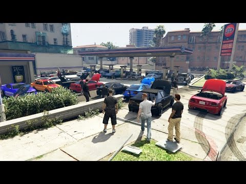 Grand Theft Auto V Online (XB1) | Show N' Shine Meet Pt.2 | Kuruma, Car Wash, Drag Racing & More