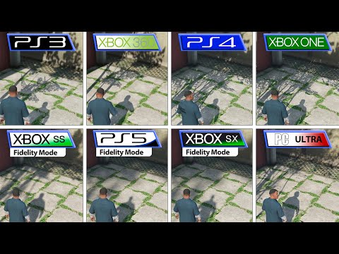 Grand Theft Auto V | Xbox 360 – One – Series – PS3 – PS4 – PS5 – PC | All Versions Comparison