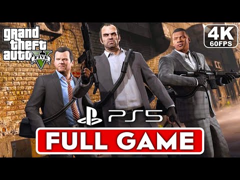 GTA 5 PS5 Gameplay Walkthrough FULL GAME [4K 60FPS RAY TRACING] –  No Commentary
