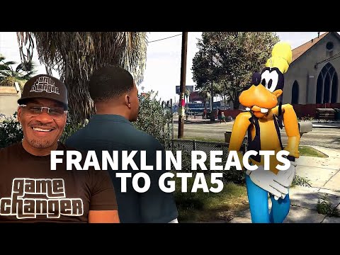 GTA 5's Franklin Reacts To Grand Theft Auto V