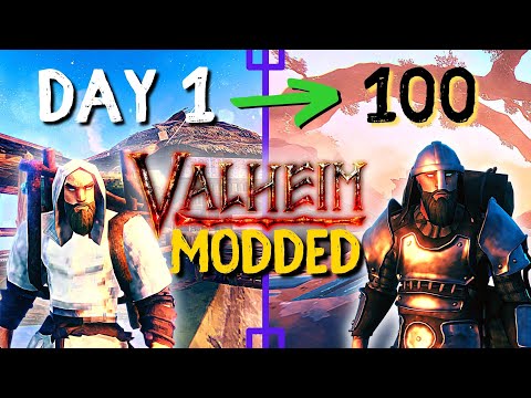 I Spent 100 DAYS in Modded Valheim, Here's What Happened