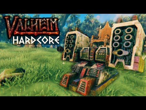 NEW TURRET In Valheim HARDCORE! Valheim Hardcore (Ep3)