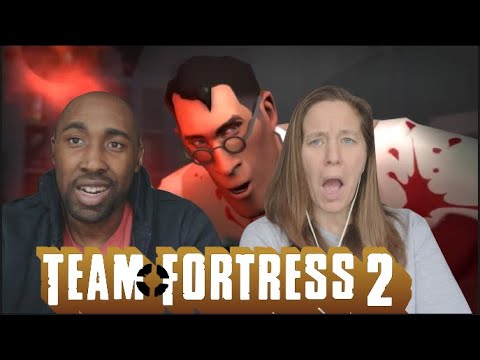 Non gamer Wife Reacts To Meets The Team | Team Fortress 2