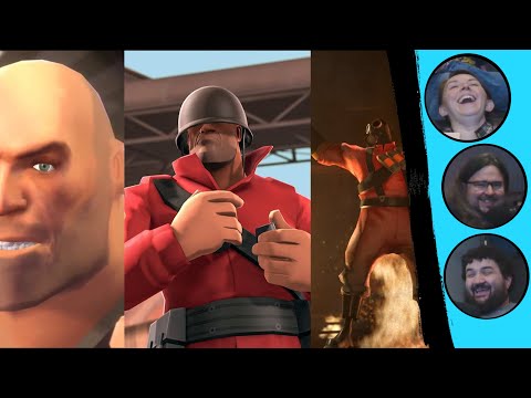 Team Fortress 2 – Meet the Heavy, Meet the Soldier & Meet the Pyro | KATE REACTS