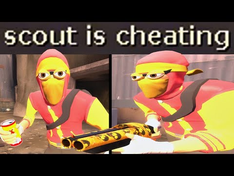 Team Fortress 2 Scout Gameplay🔸(Caught CHEATER!)
