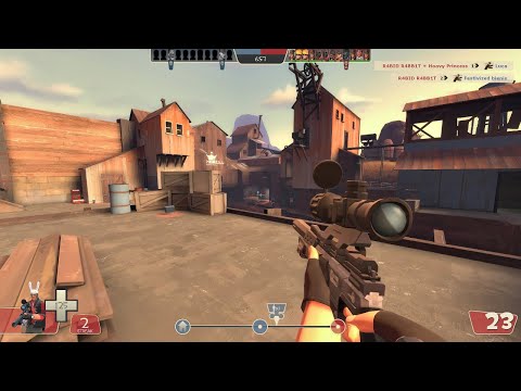 Team Fortress 2 Sniper Gameplay (Goldrush)