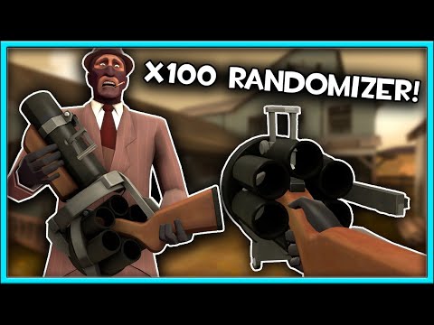 [TF2] x100 RANDOMIZER is STRANGE! – TF2 Random Moments!