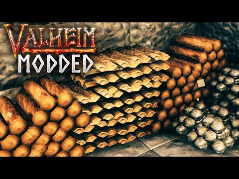 The Big Resource Farm! Valheim Modded Live (REPLAY)