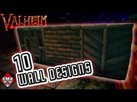 Valheim | 10 Beautiful Wall Designs | Hearth and Home | Tips and Tricks | Building Guide