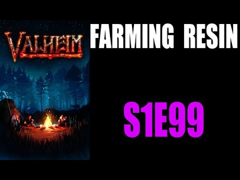 Valheim – Farming Resin And Improving Bow Skill Levels – Solo Gameplay – S1E99 – No commentary
