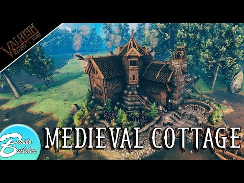 Valheim | How To Build A Medieval Farm Cottage | Part 1 | Speedbuild