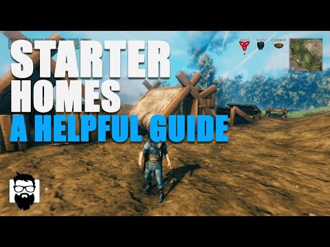 Valheim – HOW TO BUILD STARTER HOMES – A HELPFUL GUIDE – NEW PLAYER TUTORIAL