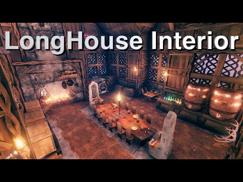 Valheim LongHouse interior