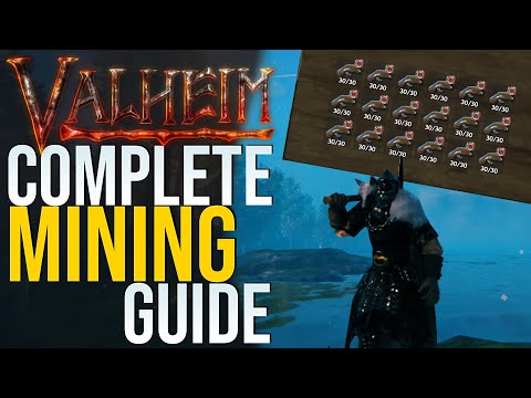 Valheim | My Complete Mining Guide (Copper, Tin, Bronze, Iron, Silver, Black Metal ore and Flax)