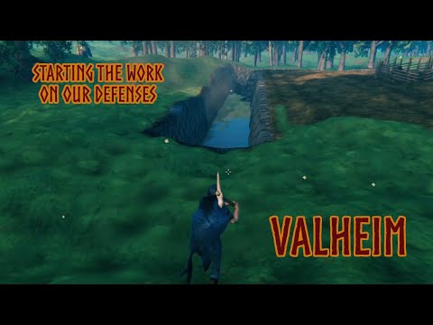 Valheim S1E32 – Starting our moat defenses