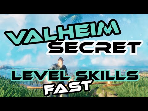 Valheim SECRET weapon skill leveling. (Level Skills Fast)
