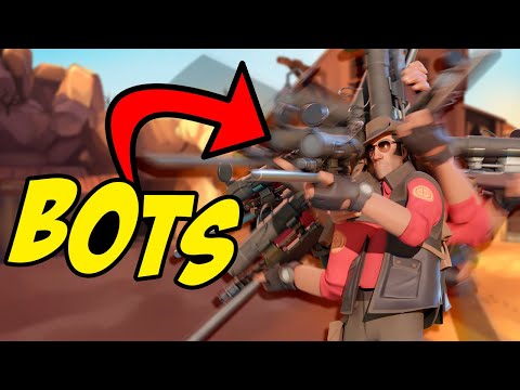Este es el PROBLEMA de BOTS HACKERS que tiene Team Fortress 2